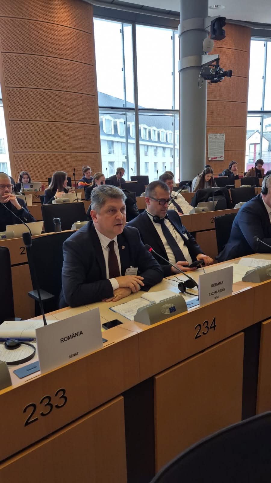 Participarea senatorului Titus Corlăţean, președintele Comisiei pentru politică externă, la Reuniunea interparlamentară a Comisiei pentru Afaceri Externe (AFET) din Parlamentul European
